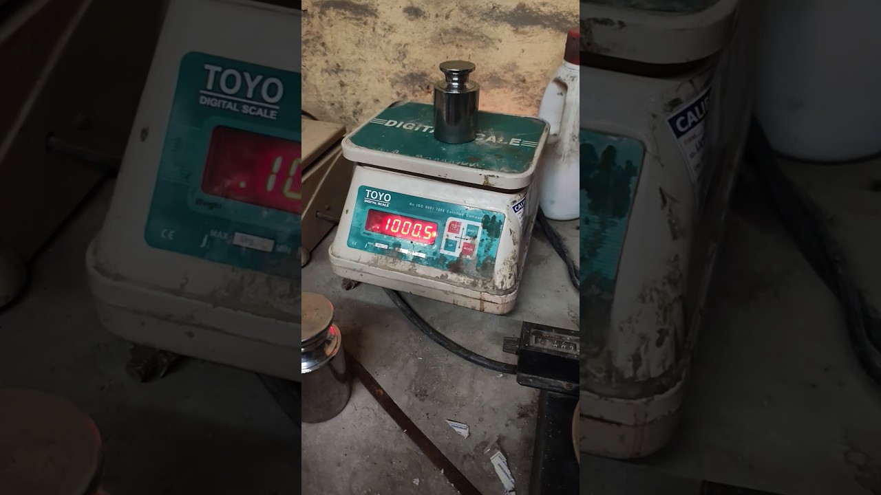 calibration of weight machine 