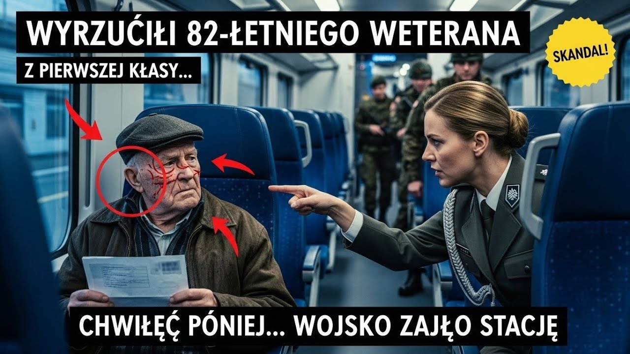 Wyrzucili 82-Letniego Weterana z Pierwszej Klasy. Chwilę Później Wojsko Zajęło Stację