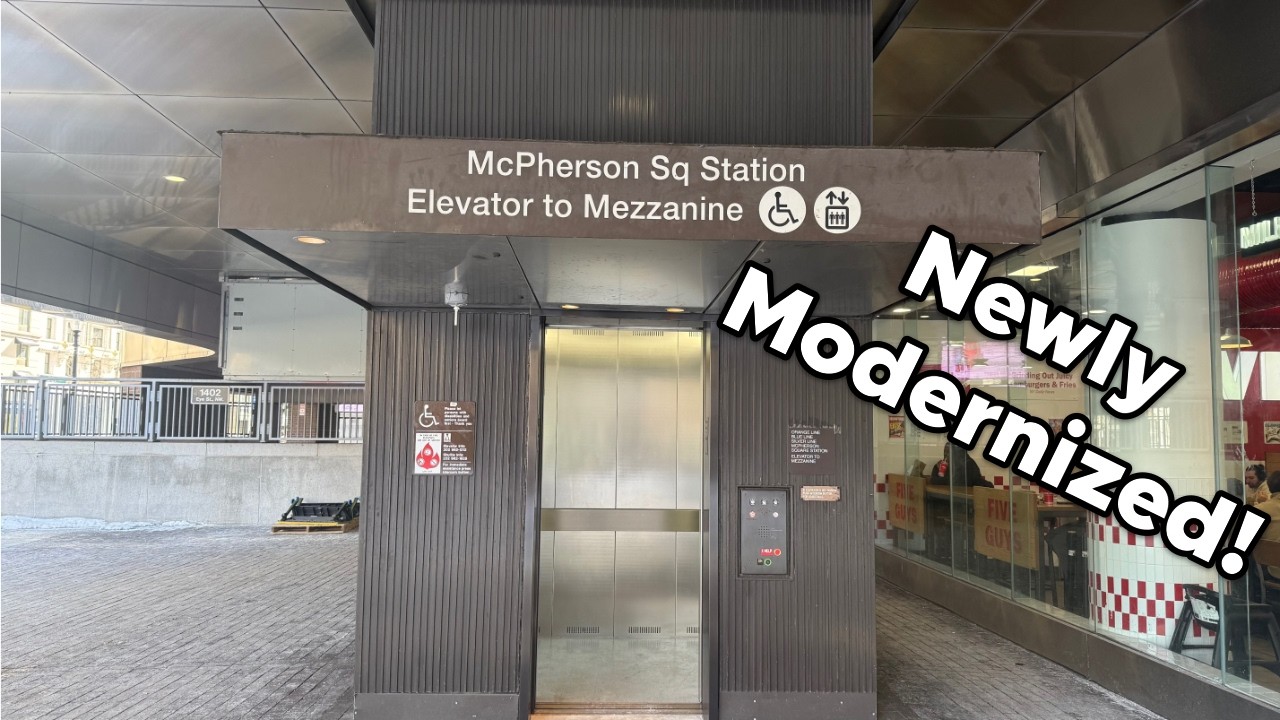 Modded US Hydraulic Elevator | McPherson Square Station - Washington, DC