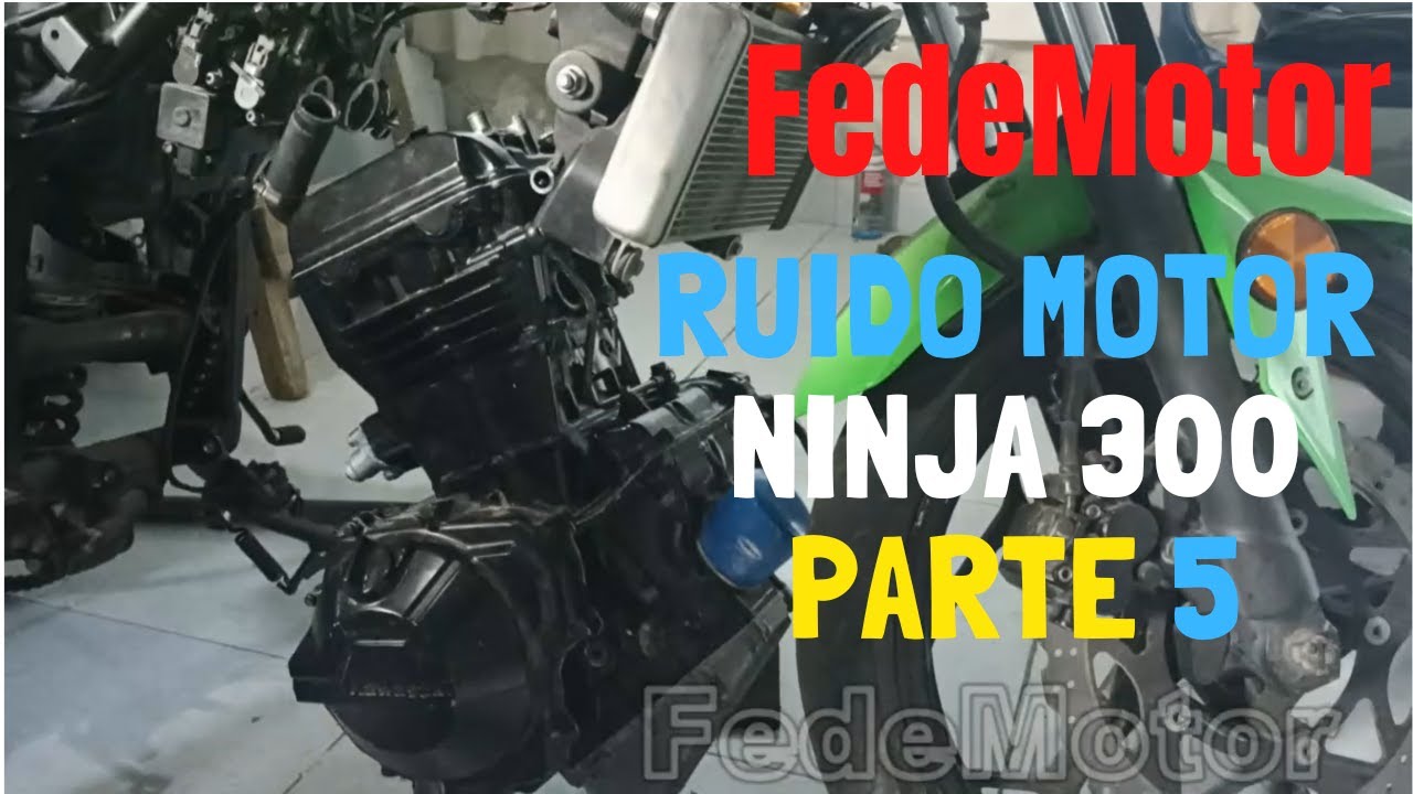 Ruido en motor ninja 300 Parte 5|| FedeMotor