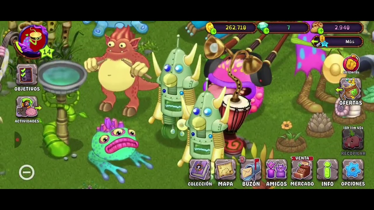 Jugando My Singing Monsters