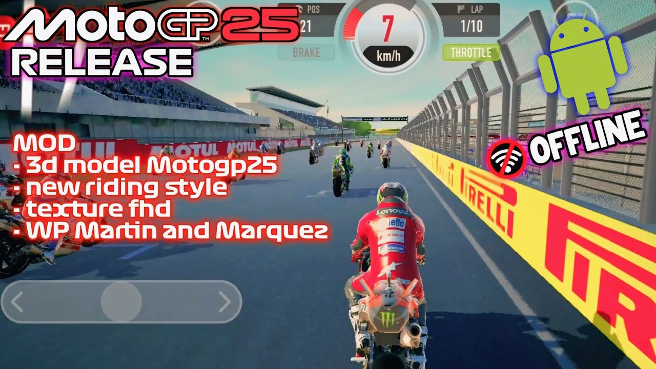 RELEASE! game Motogp versi android | SBK Official Mobile Game Mod MotoGP 25 | VERSI 1.31