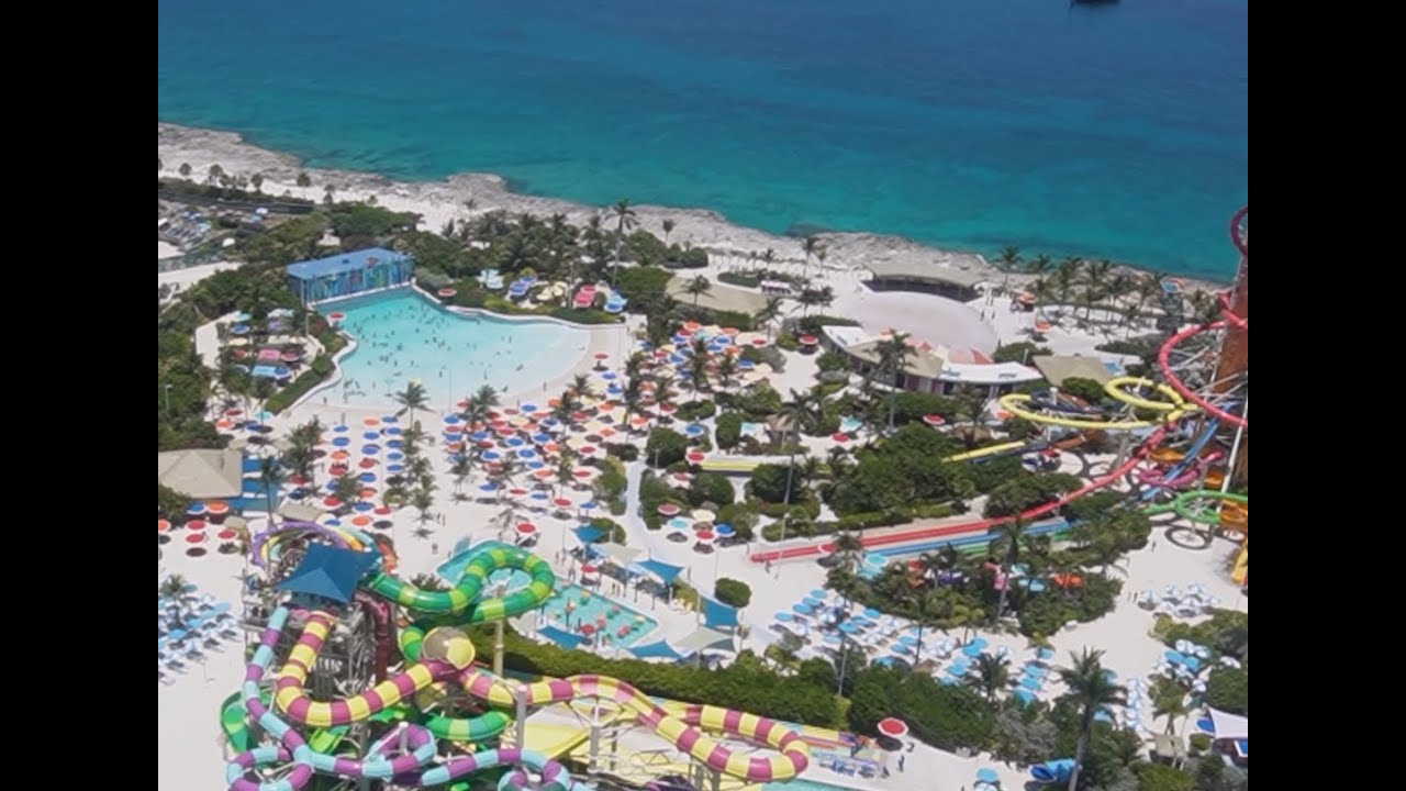 Cococay The Bahamas From The Air.