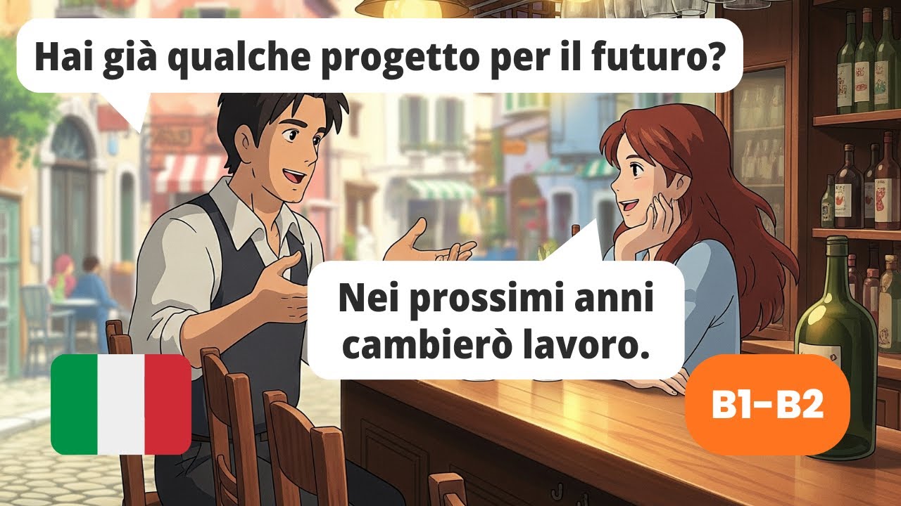 Italian conversations with future simple