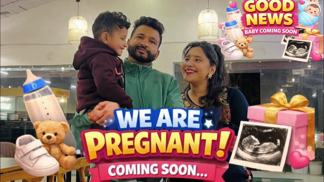 Finally Humne Apni Pregnancy Reveal Kar Di 🤰 | 8 Month Pregnancy Vlog😍| Vedant dada banne wala h ❤️