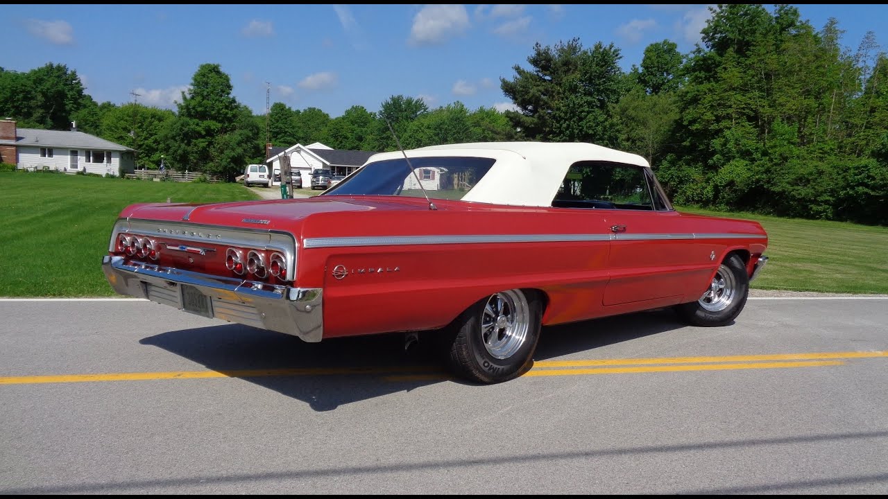 Первый владелец Chevrolet Impala SS 409 1964 года, 4-скоростной кабриолет. История моей поездки н...
