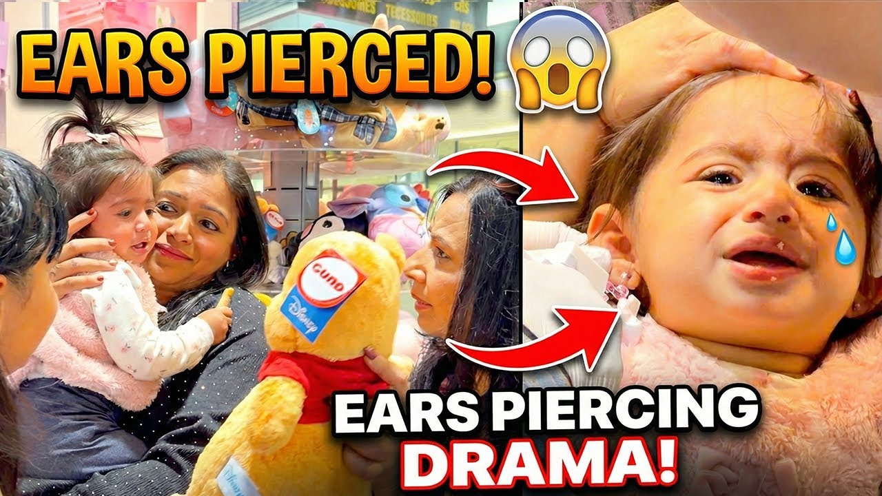 Kan Chid Gaye 😳 | Baby Ki First Ear Piercing & Wedding Anniversary Day Daily VLOG 76
