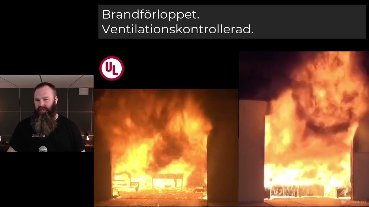 SBB bef&auml;lsutbildning - Tillf&auml;lle 2 - Brand i l&auml;genhet med l&aring;gor ur f&ouml;nstret