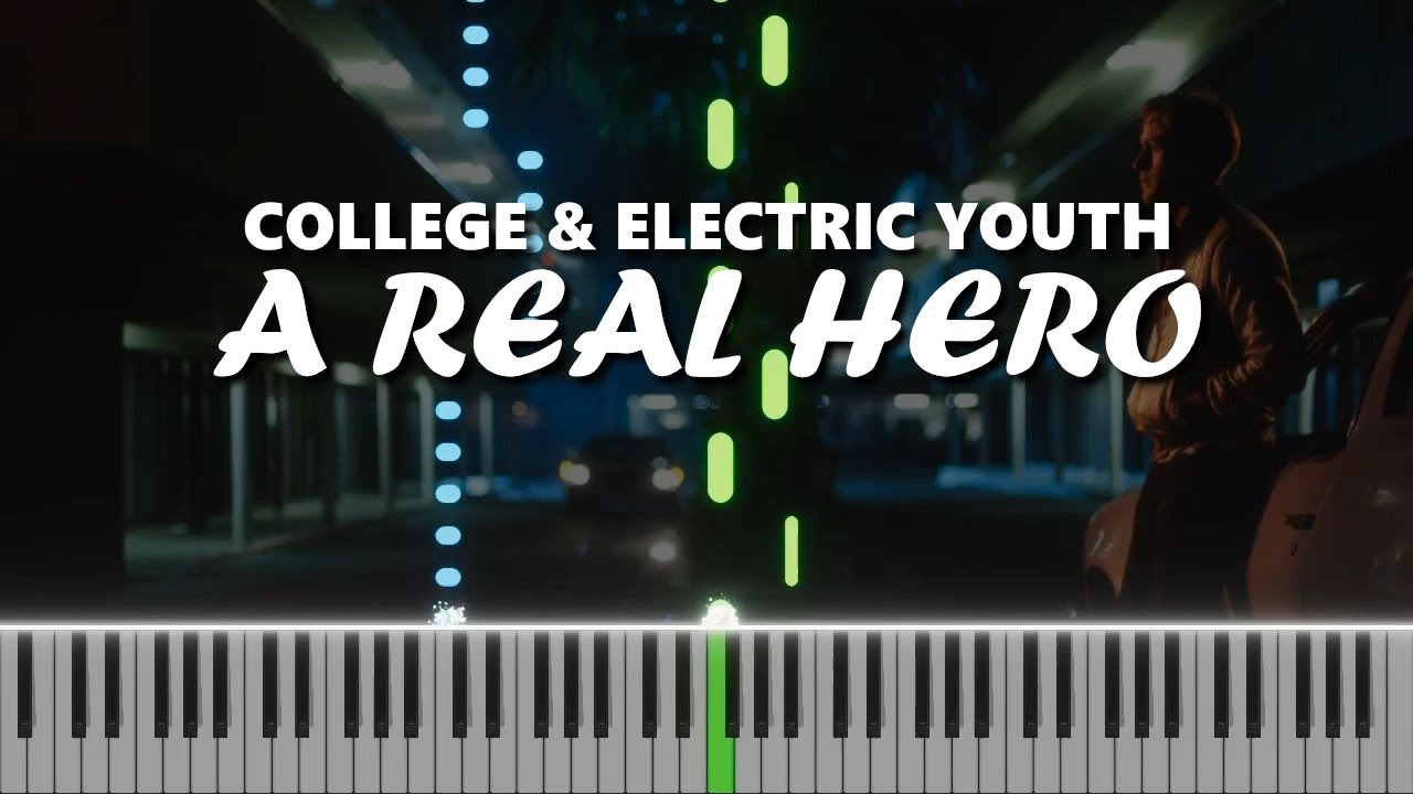 College & Electric Youth - A Real Hero piano cover