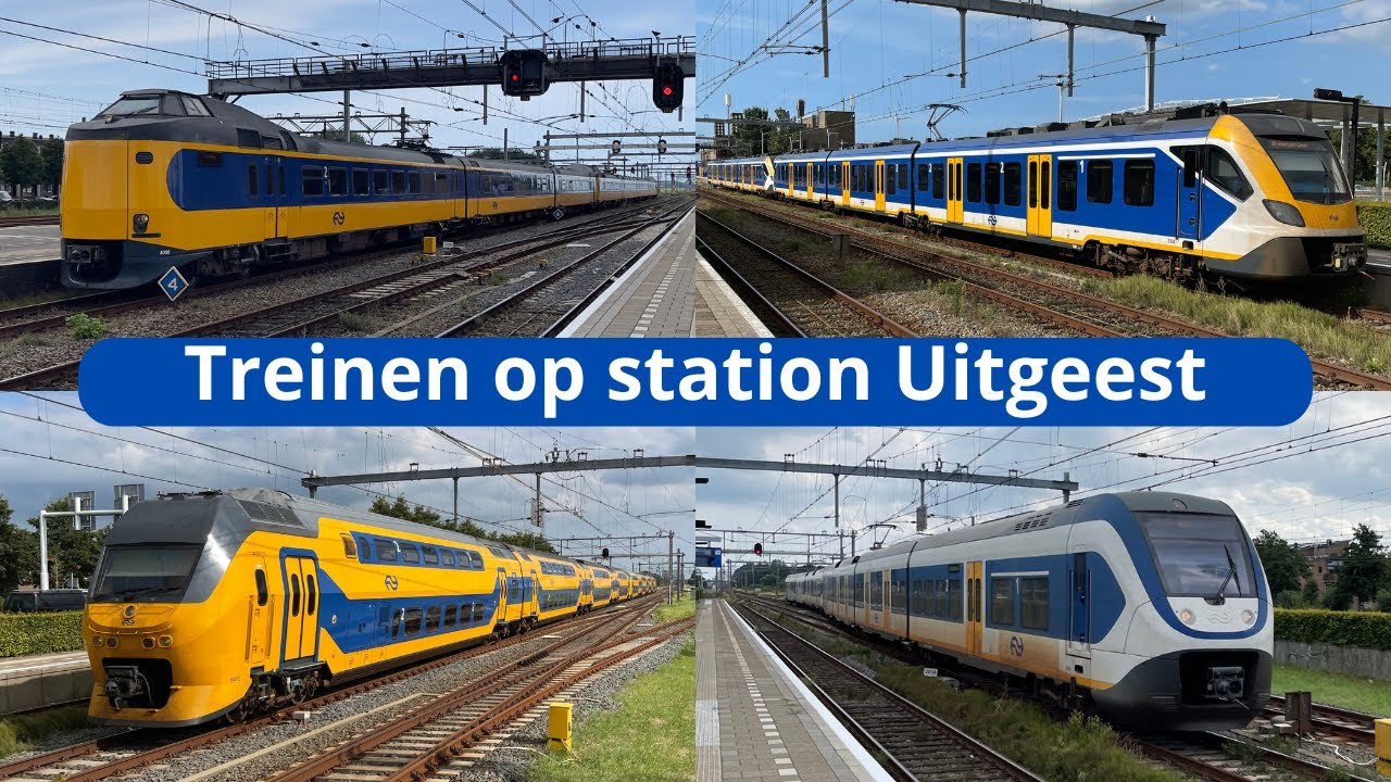 Treinen op station Uitgeest - 30 augustus 2024