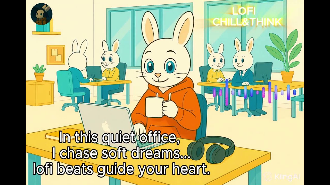 In this quiet office, I chase soft dreams | Lofi Chill & Think