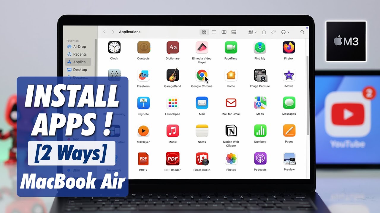 MacBook Air M3: How To Install Apps On Mac! [Get Apps From App Store]