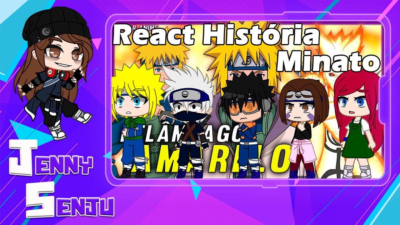 Time Minato + Kushina reagindo a hist&oacute;ria do Minato(Radar Anime)