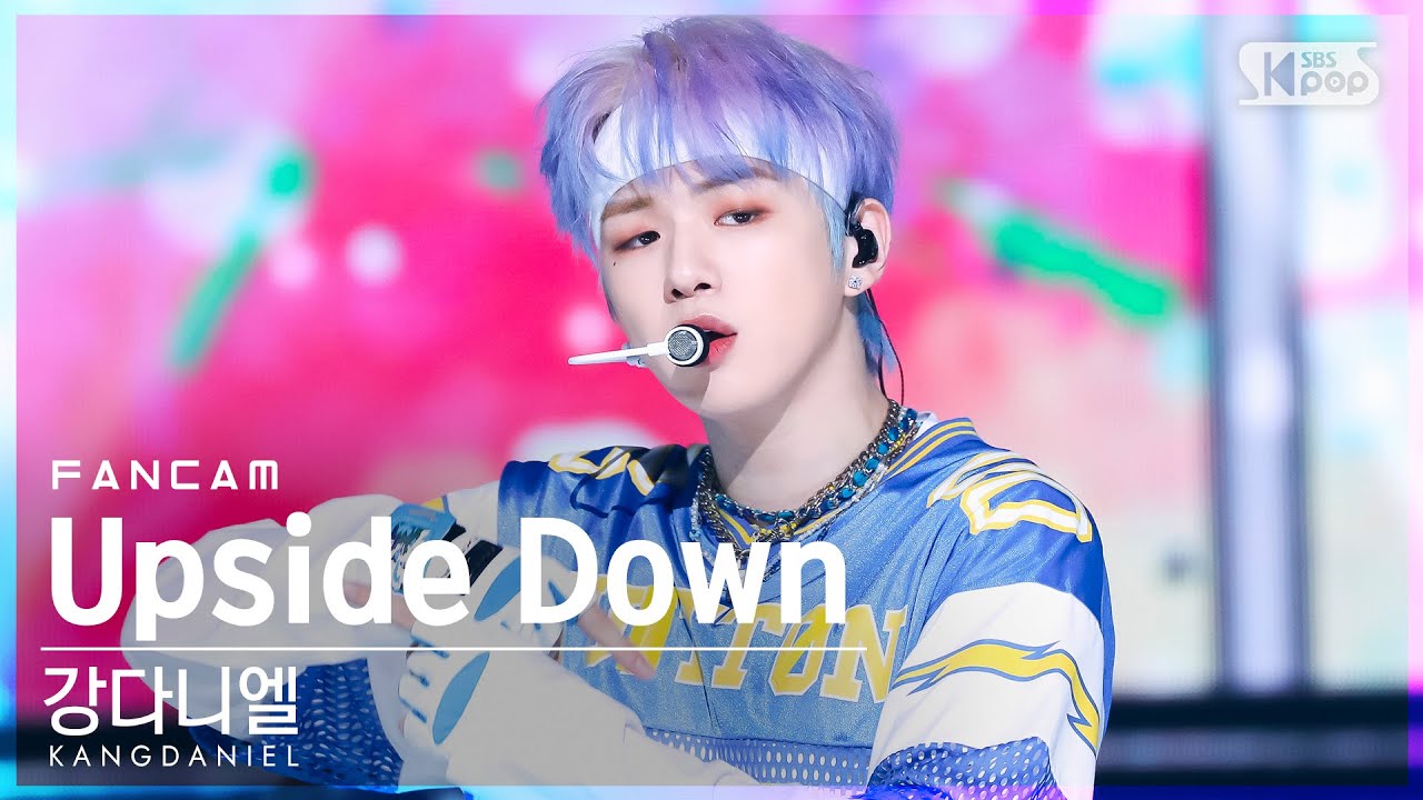 [안방1열 직캠4K] 강다니엘 'Upside Down' (KANGDANIEL FanCam)│@SBS Inkigayo_2022.06.05.