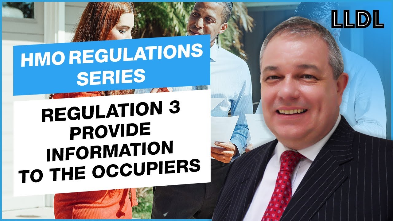 HMO Management Regulations - Regulation 3