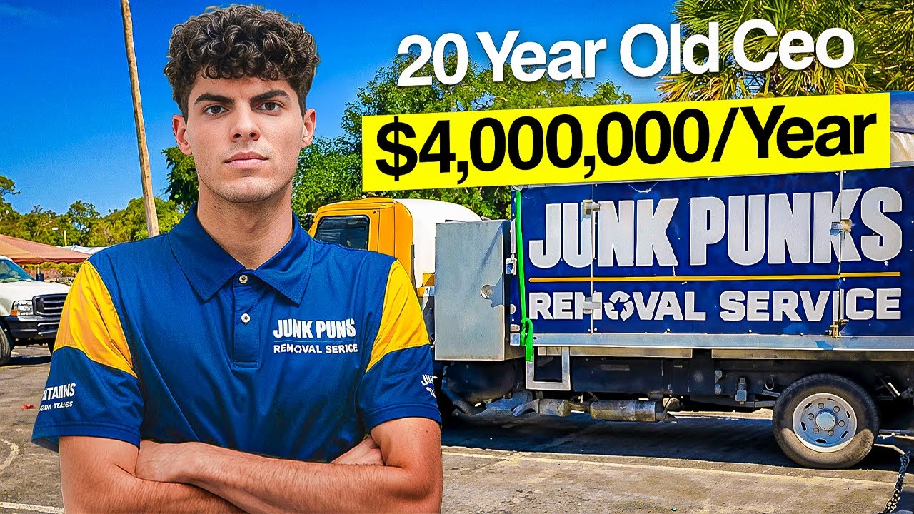 so he’s 20 but he makes millions picking up junk…
