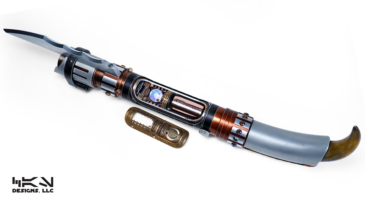 SpaceJunk Sabers x Starfall Dark Ember Custom Reek Horn