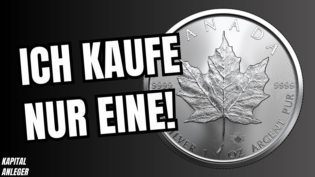 Warum ich manchmal nur EINE Münze kaufe?  Maple Leaf 1oz Silbermünze