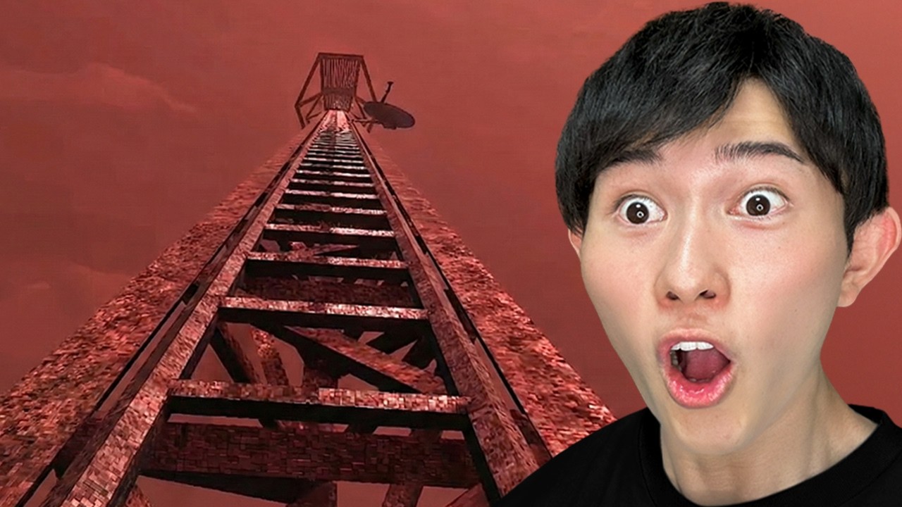 世界一高い塔をバケモノに追われながら登るホラーゲーム【The Radio Tower】