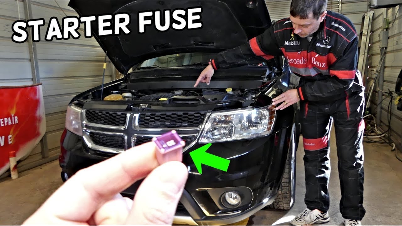 DODGE JOURNEY NO START STARTER FUSE LOCATION REPLACEMENT | FIAT FREEMONT STARTER FUSE