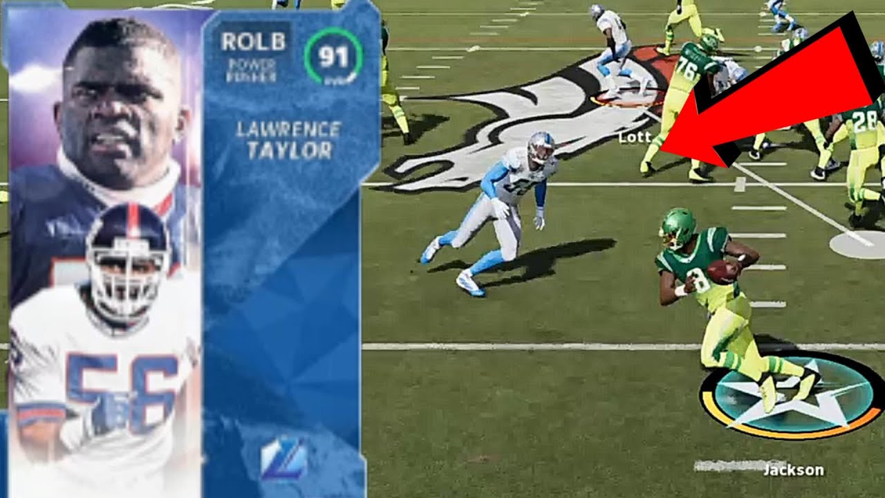 LEGEND 91 OVERALL LAWRENCE TAYLOR Review GamePlay Madden 21