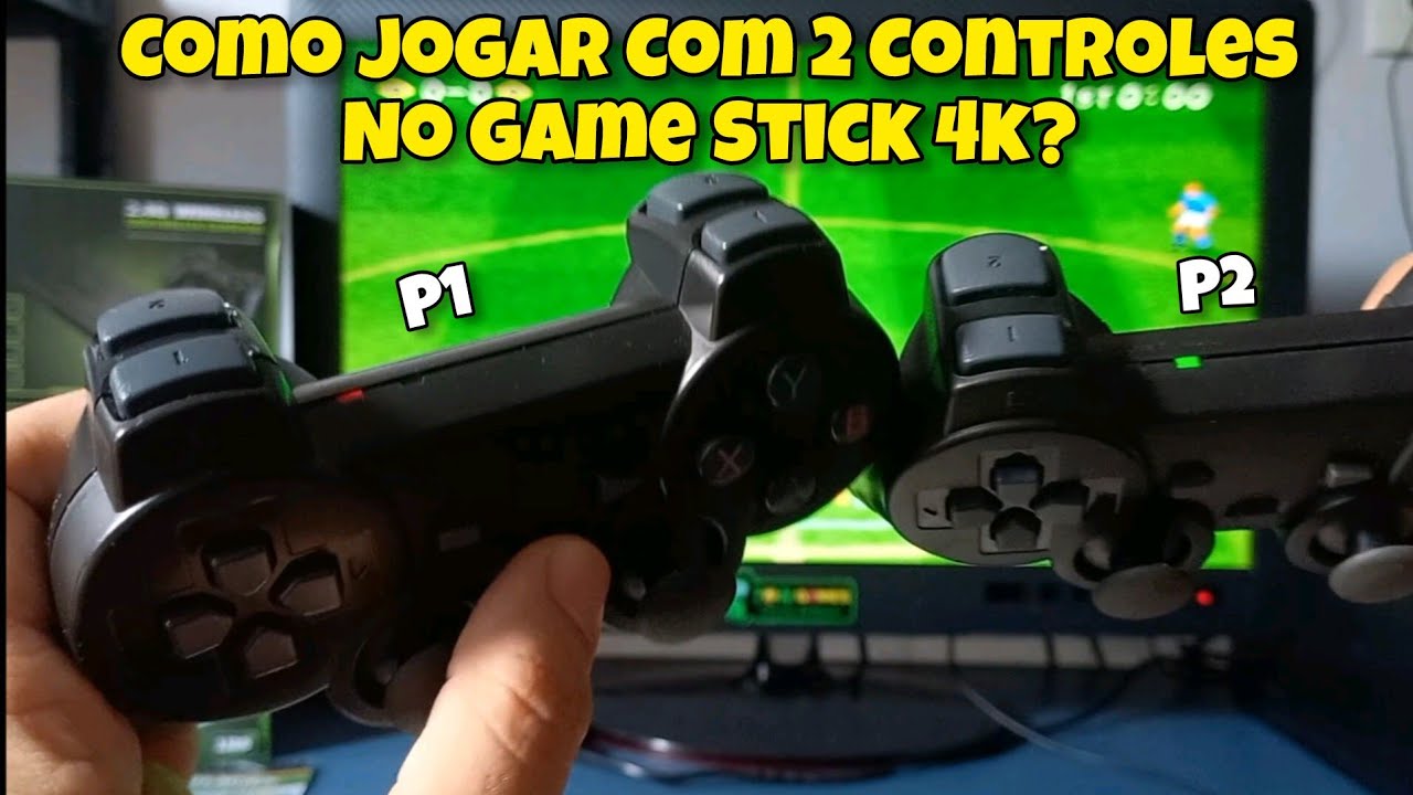 COMO JOGAR COM 2 CONTROLES NO GAME STICK 4K LITE?