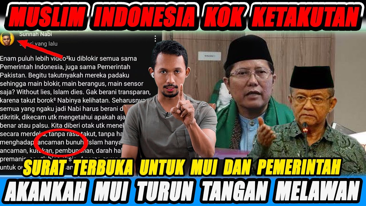 Admin Channel Sunah Nabi Deklarasi P3R4NG Dengan MUI - Bahkan Muslim Sedunia