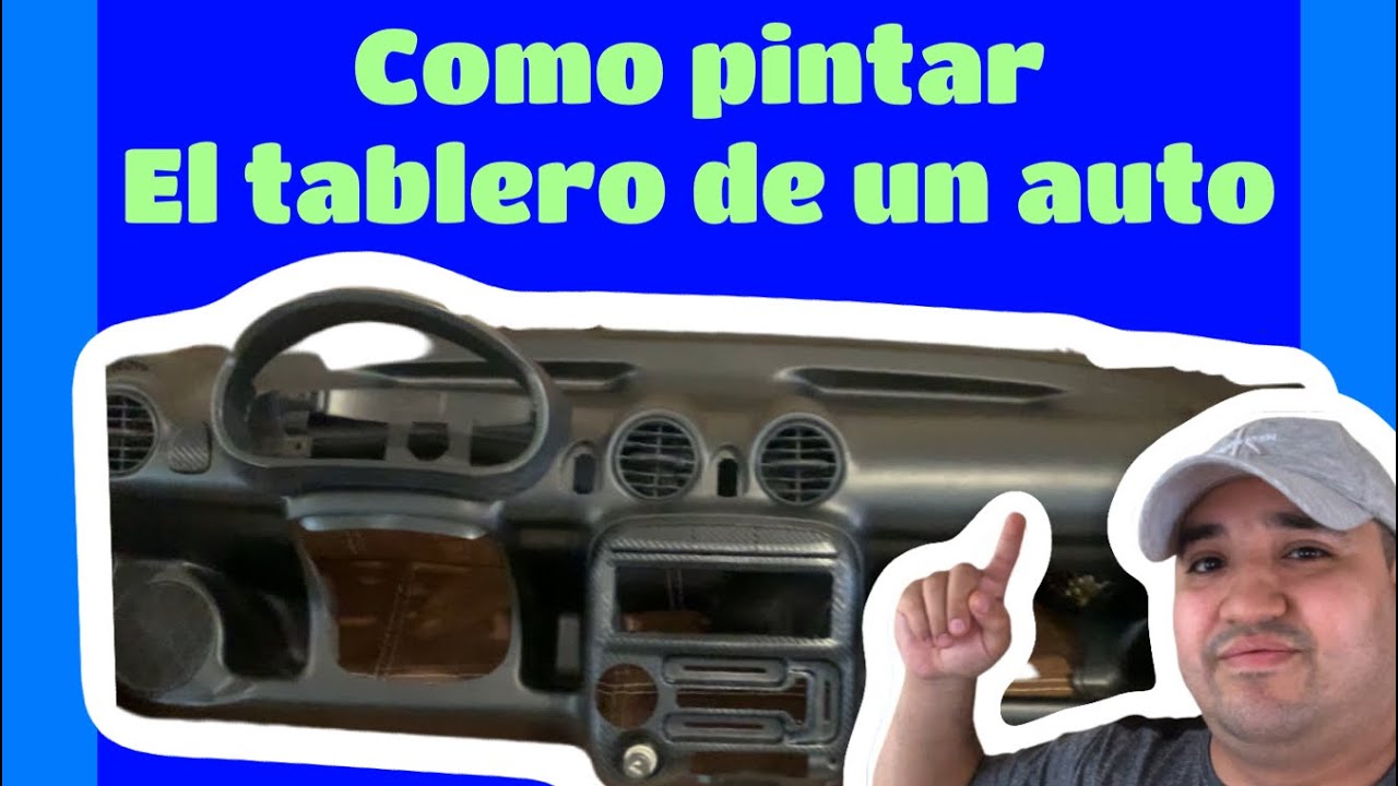 Como pintar el tablero de un auto fácilmente (Hyundai atos , kiavisto , santoro, atoz)