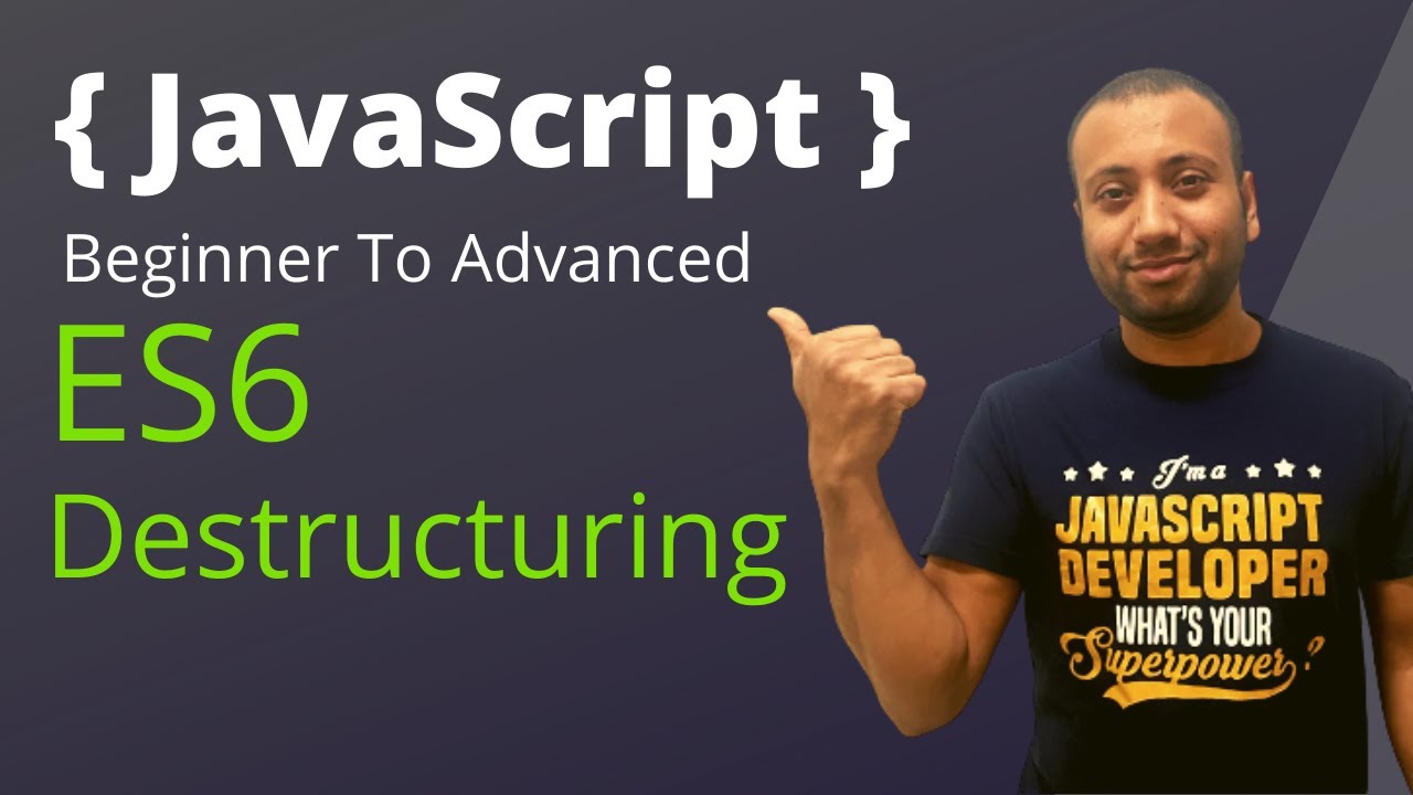 javascript bangla tutorial 74 : Destructuring array and objects