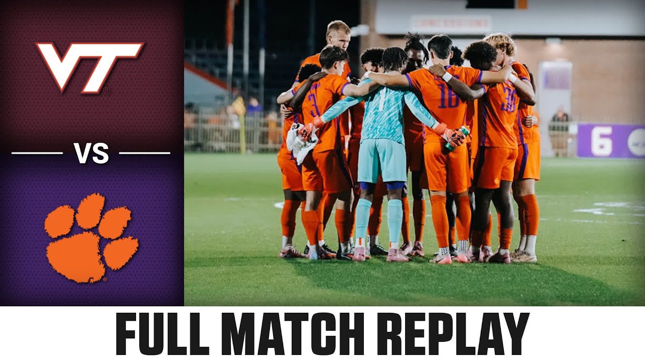 Virginia Tech vs. Clemson Full Match Replay | 2025 ACC Men's Soccer