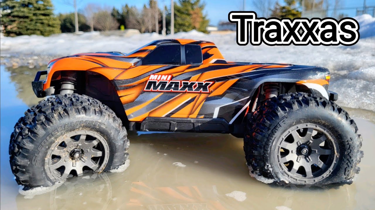 Will the traxxas mini maxx rc car survive 😱