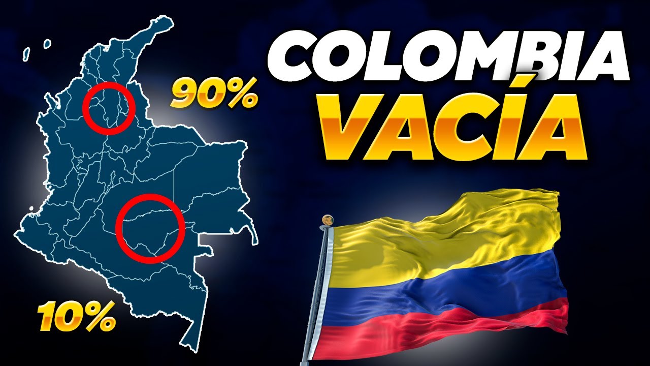 ¿POR QUÉ el 90% de COLOMBIA está VACÍA?