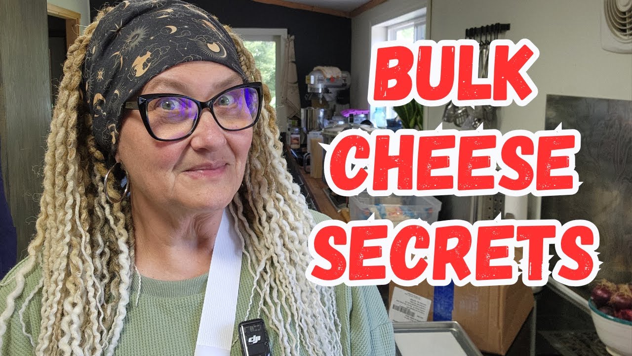 Saving Money & Preserving 26 Pounds of Cheese