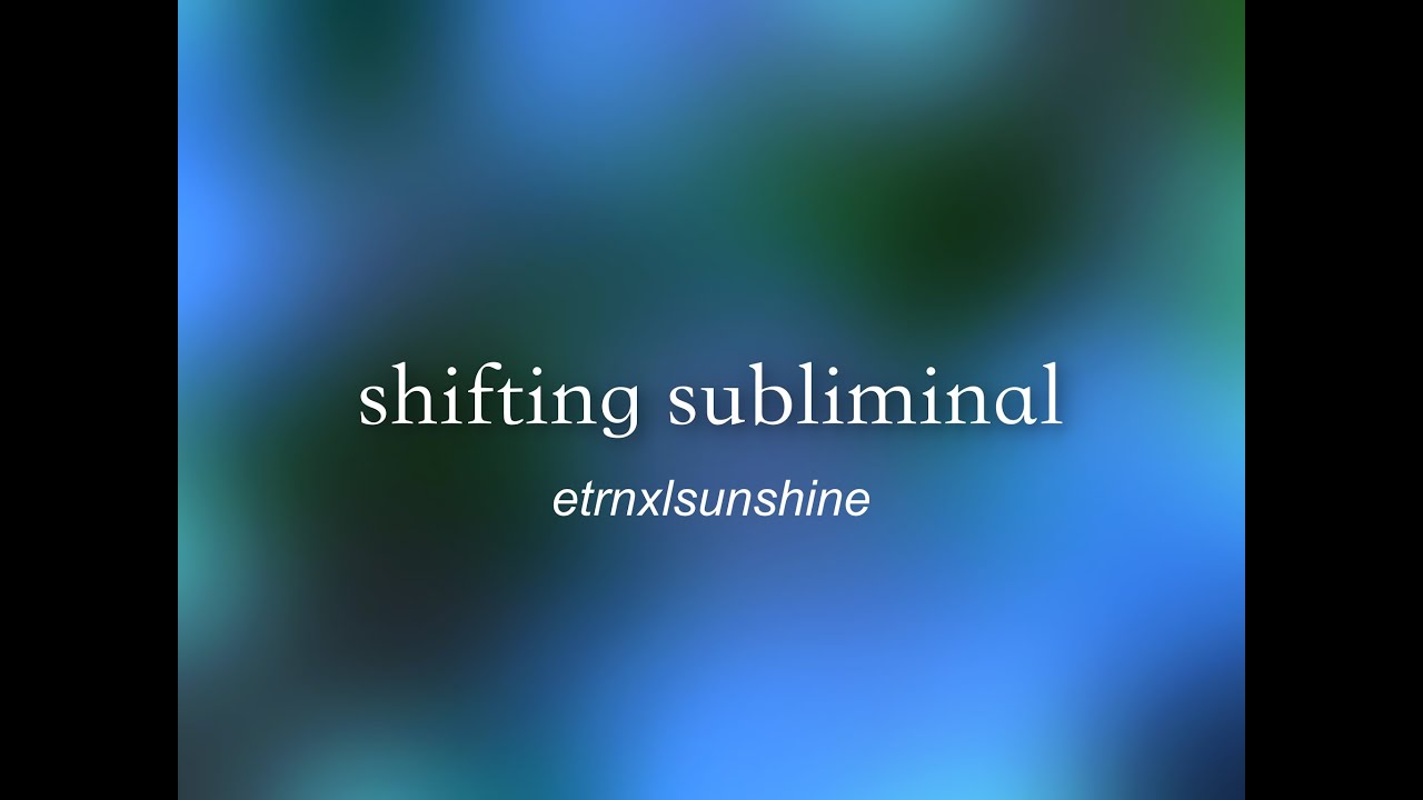 shifting subliminal w/ rain (15 min)