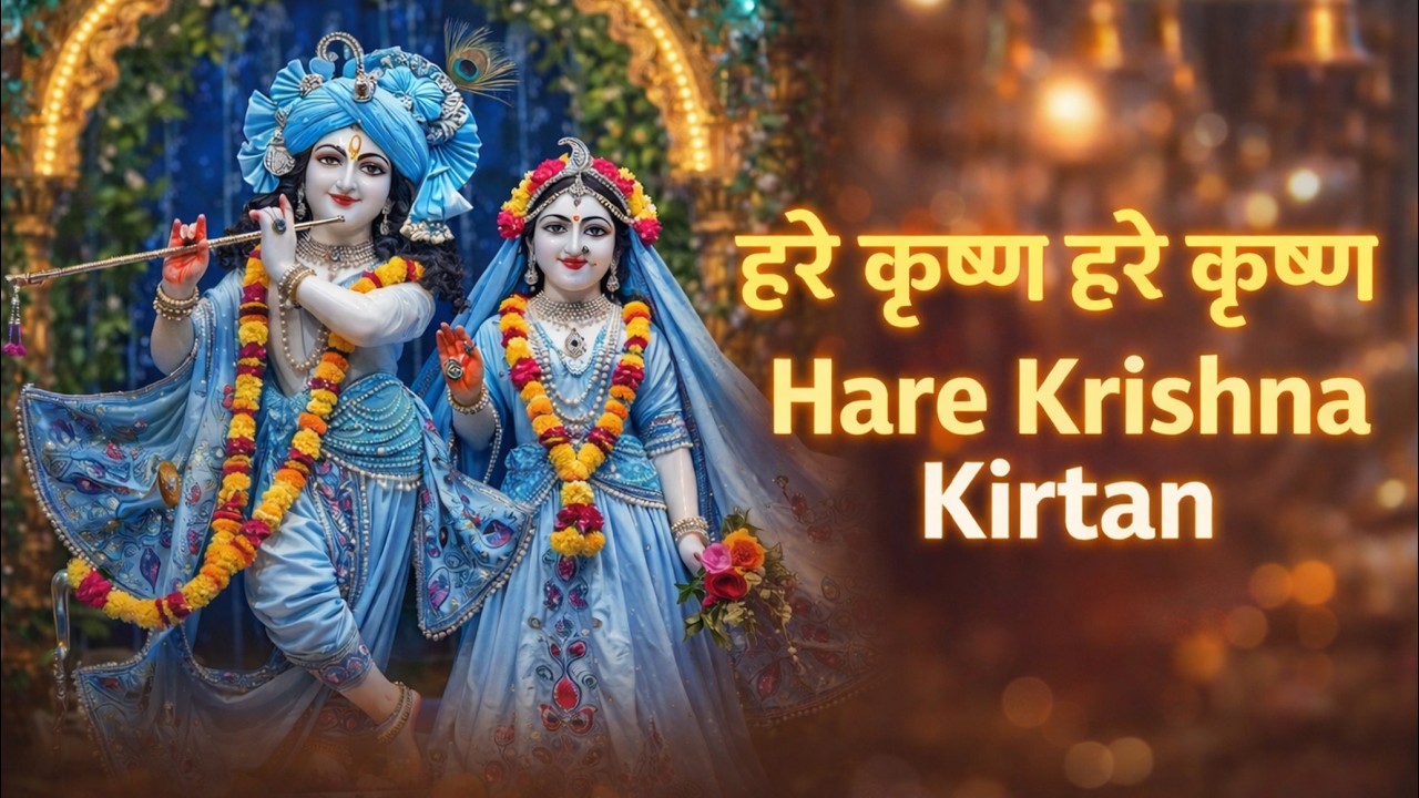 Hare Krishna Maha Mantra | Most Powerful ISKCON Kirtan for Stress Relief & Inner Peace#radhakrishna