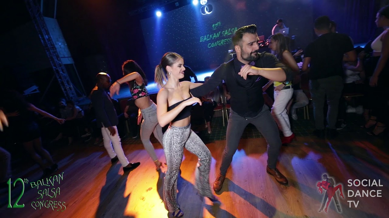Dimitris Psychogyios & Yolena Kapoli - Salsa Social Dancing | Balkan Salsa Congress 2018