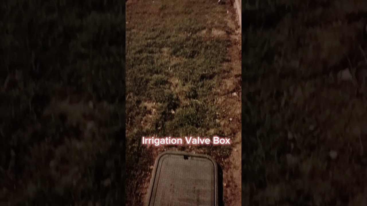 Irrigation Valve Box | (MEP)Mechanical Electrical Planning | MEP, 