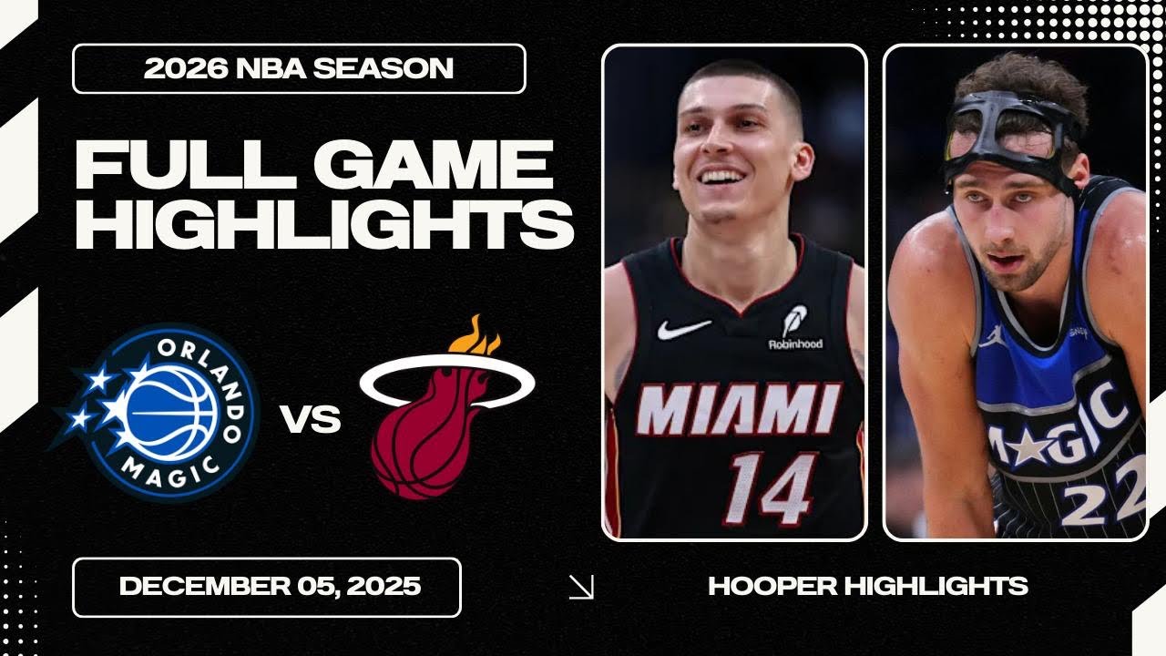 Orlando Magic vs Miami Heat Full Game Highlights | Dec 5 | 2026 NBA Season