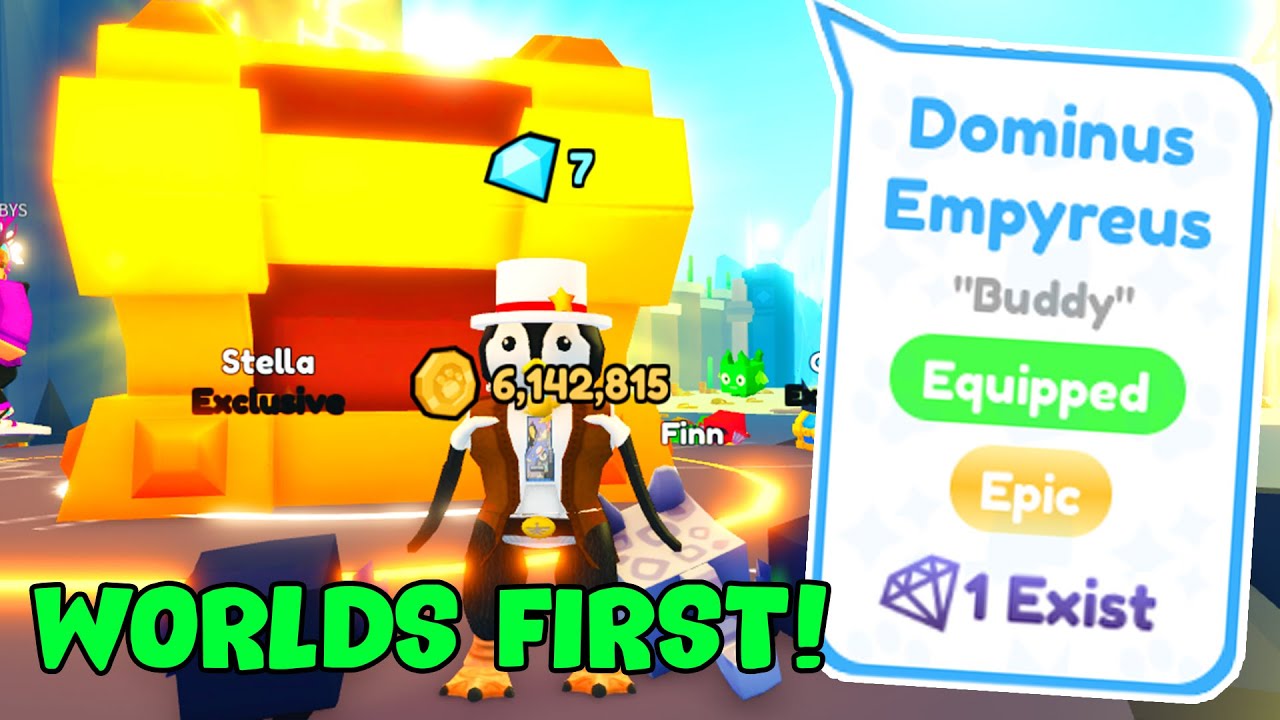 WORLDS FIRST DOMINUS EMPYREUS (Secret Egg!) | Pet Simulator X