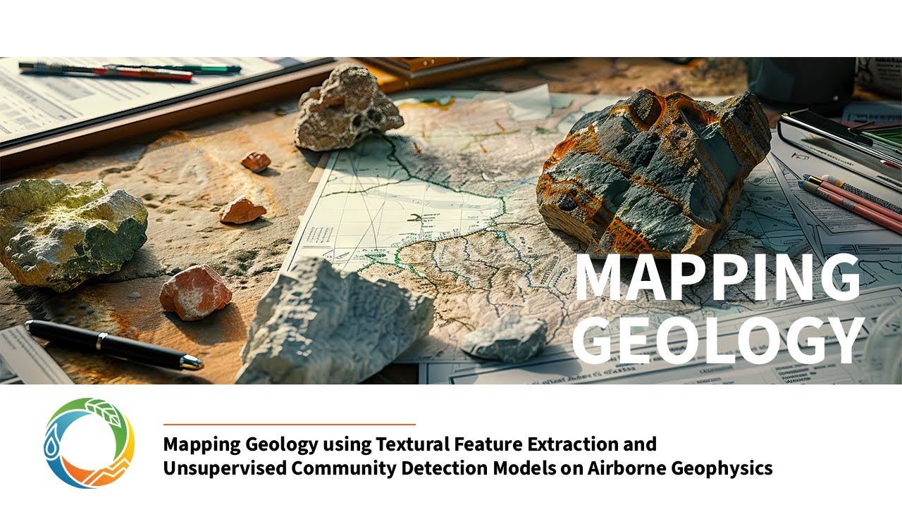 Mapping Geology using Textural Feature Extraction and Unsupervised Community Detection Models