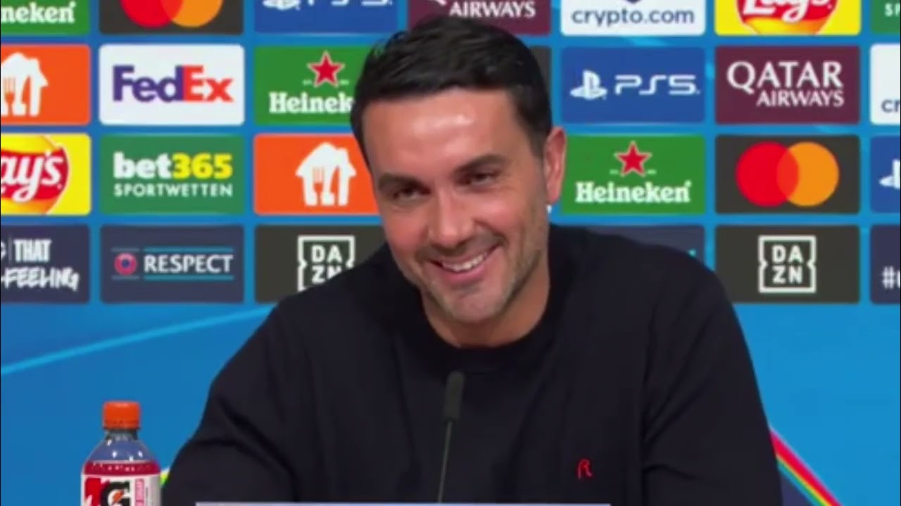 CONFERENZA STAMPA PALLADINO E HIEN PRE BAYERN MONACO ATALANTA