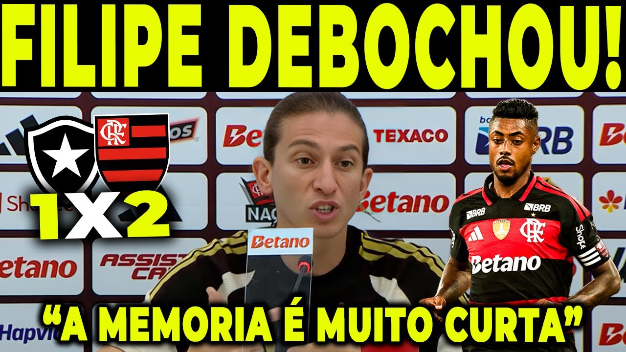 FILIPE DEBOCHOU! “É MUITO CURTA A MEMÓRIA” COLETIVA PÓS FLAMENGO 2X1 BOTAFOGO