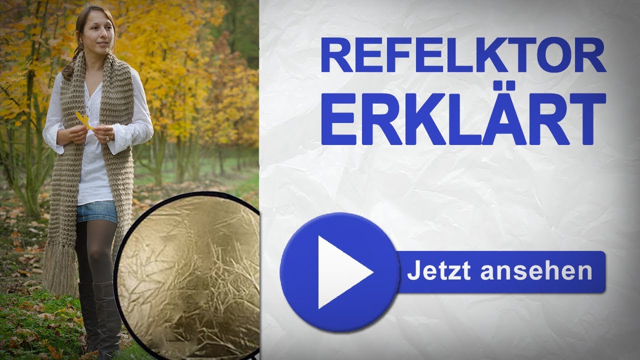 WIE BENUTZE ICH EINEN REFLEKTOR - REFLEKTOR FALTEN