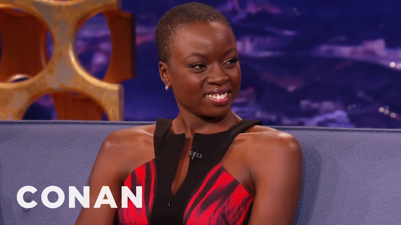 Danai Gurira Keeps Her Swords In Her Car Trunk | CONAN on TBS