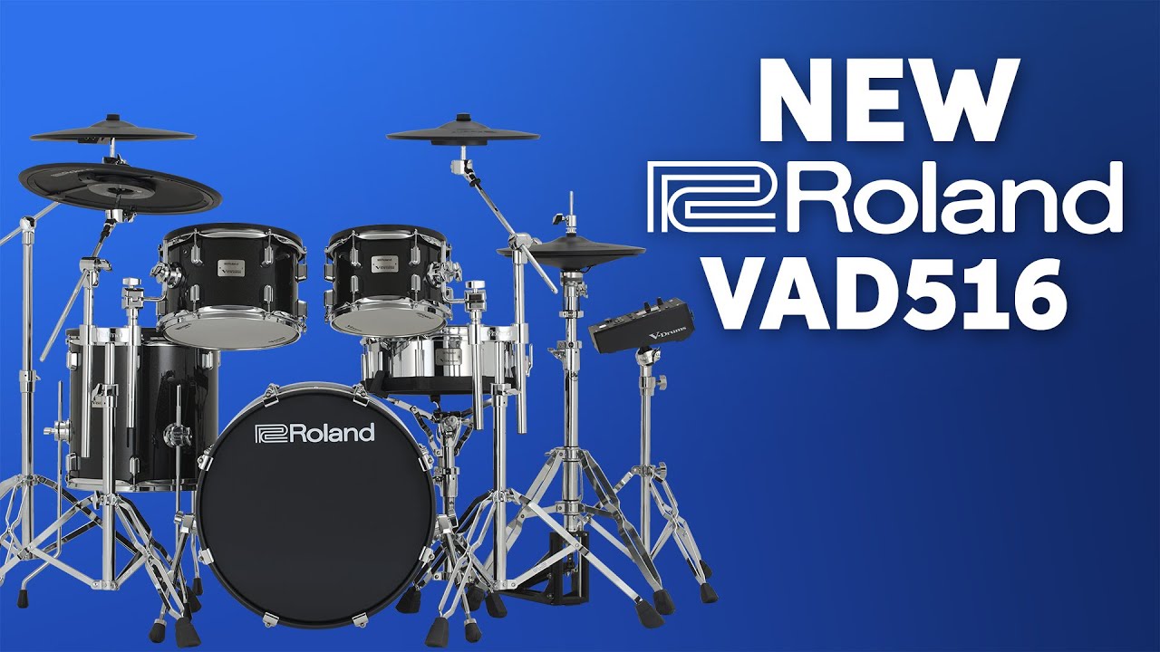 Roland V-Drums Acoustic Design VAD516 Electronic Drum Set Demo