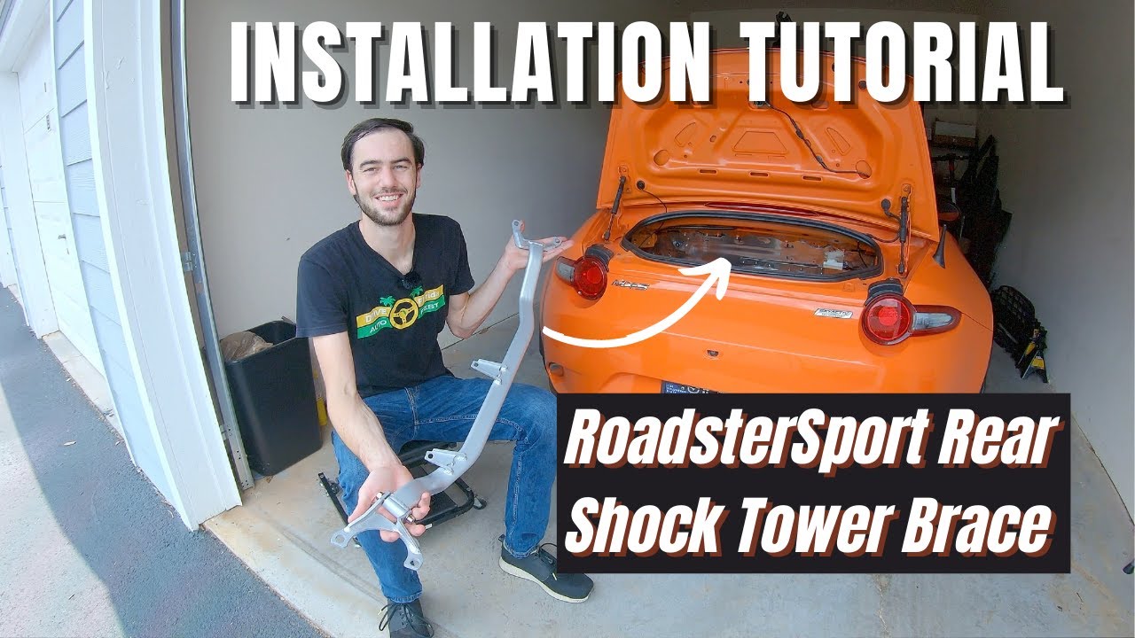 How to Install RoadsterSport Rear Shock Tower Brace ND MX-5 Miata