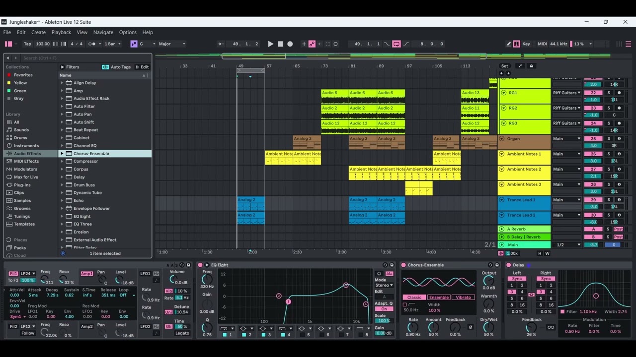 Creating An Electro Rock Song in Ableton 12 - Lead Synth