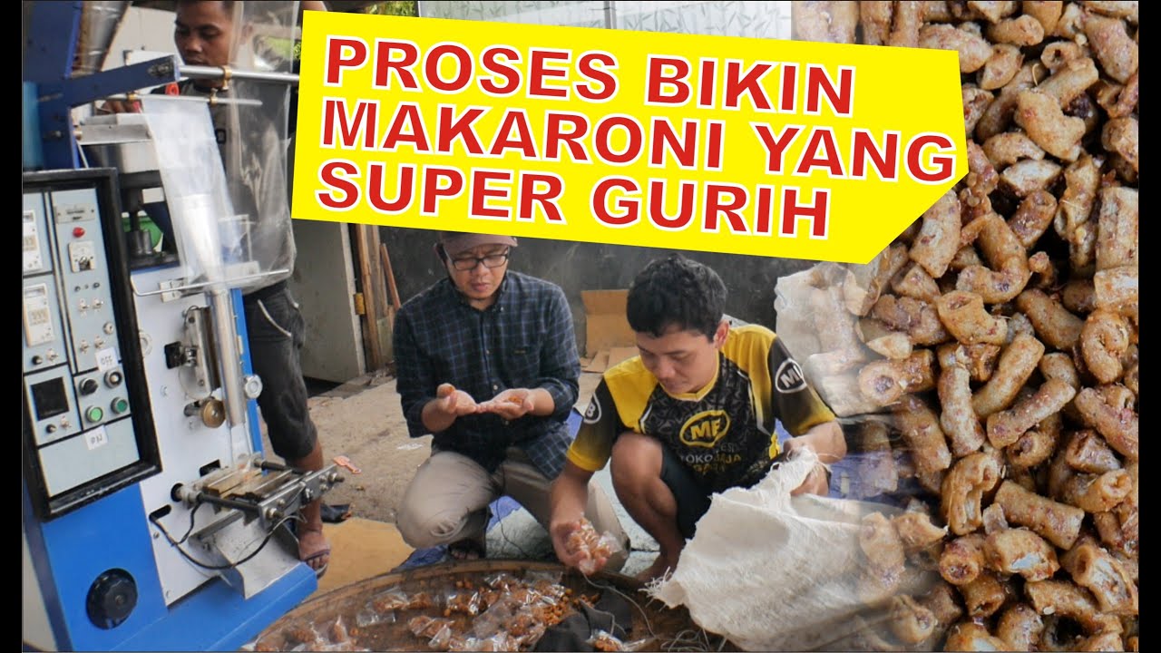 PROSES PEMBUATAN MAKARONI DI SENTRA OLAHAN MAKANAN CIKONENG CIAMIS