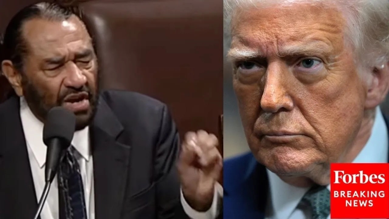 JUST IN: Al Green Rages Against 'Reckless, Ruthless, Lawless' Trump Before SOTU Leading To Reprimand