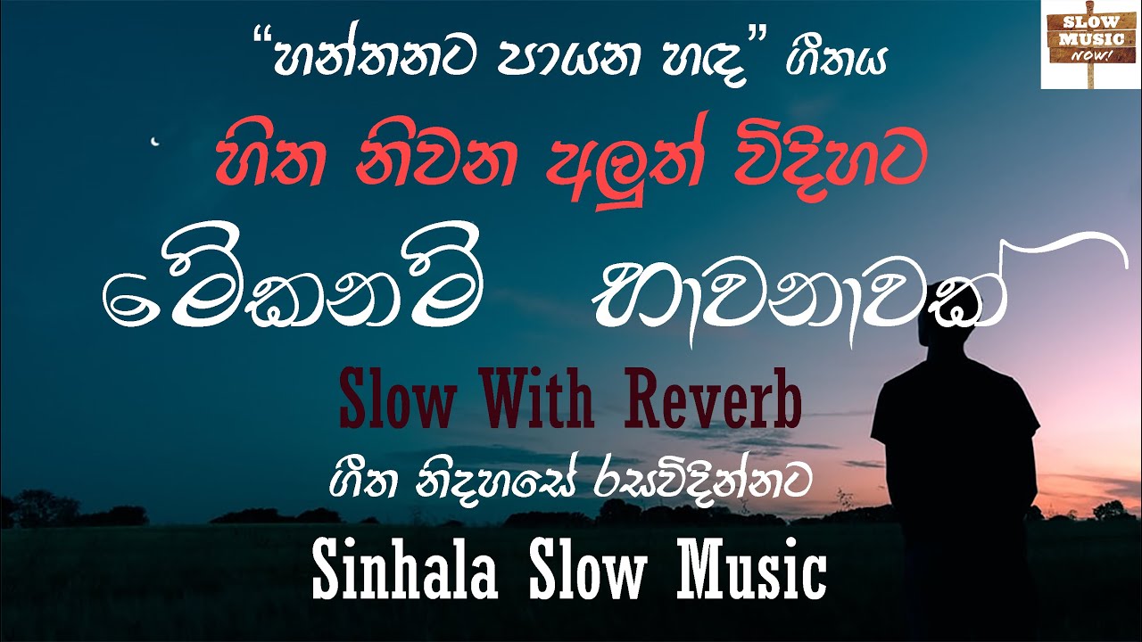 Hanthaneta Payana Sanda Song ( Slow + Reverb ) | හන්තානට පායන හඳ | Sinhala Slow Songs